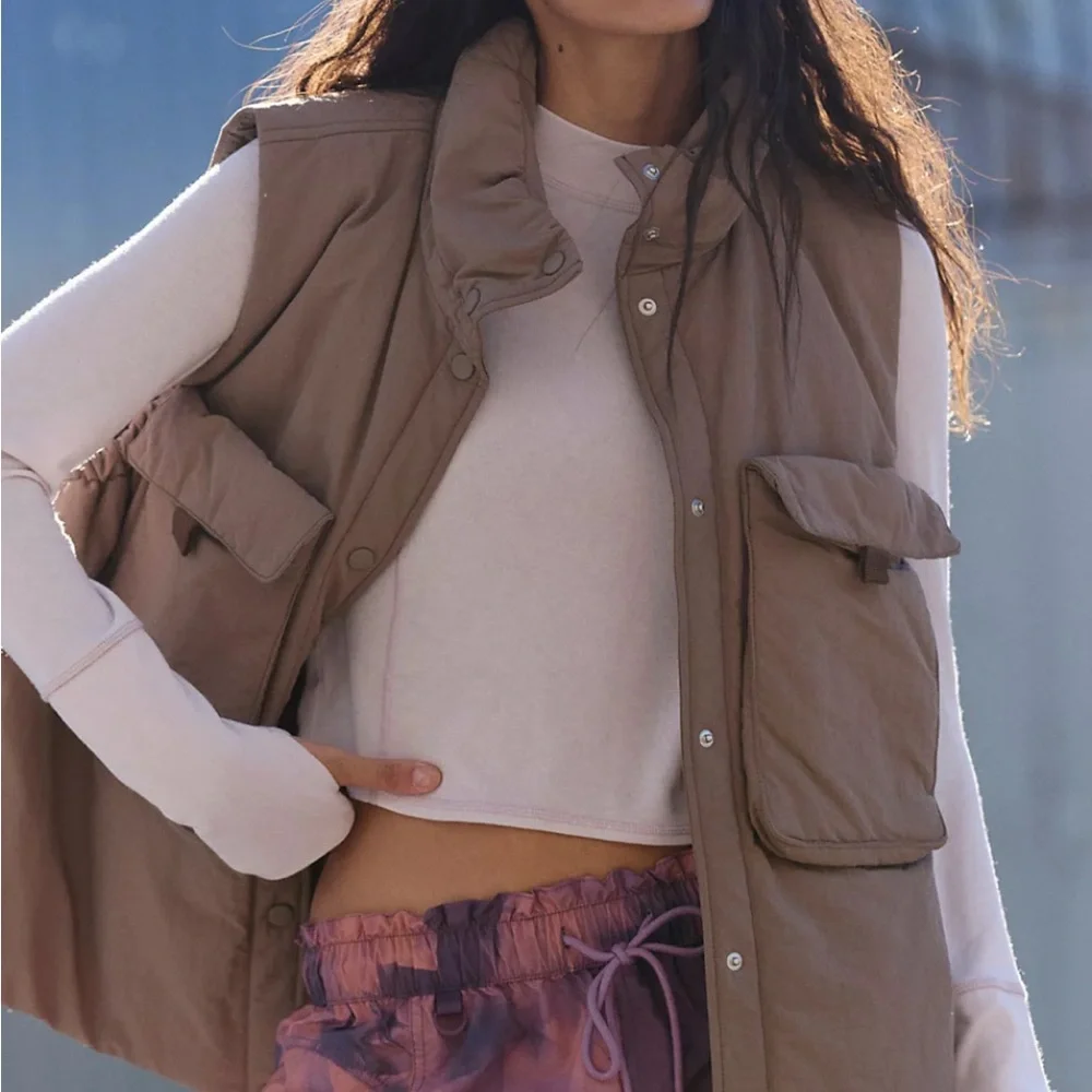 Free People/Free Movement cabin fever puffer vest - Picture 6 of 9